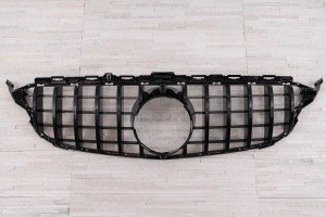 MERCEDES C-CLASS W205 2014-2018 GRILL GT PANAMERICANA CZARNY