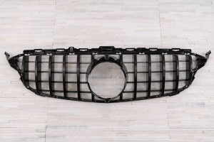 MERCEDES C-CLASS W205 2014-2018 GRILL GT PANAMERICANA CZARNY