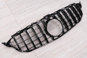 MERCEDES C-CLASS W205 2014-2018 GRILL GT PANAMERICANA CZARNY