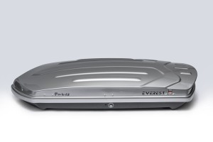 BOX DACHOWY BAGAŻNIK KUFER NA DACH 390L MODEL PARIS SREBRNY