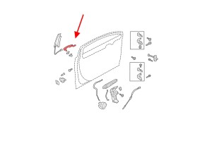 FORD MONDEO MK5 V 2014-2022 KLAMKA ZEWNĘTRZNA PRZEDNICH LEWYCH DRZWI DS73F22405AB