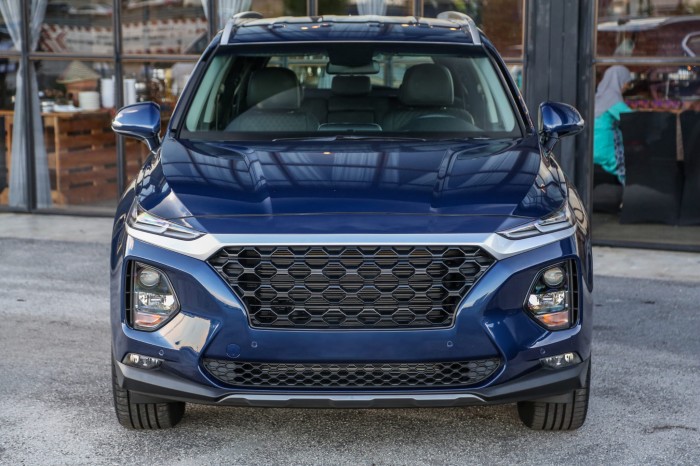 HYUNDAI SANTA FE IV TM 2018-2020 PRZED FACELIFTINGIEM GRILL PRZEDNI ATRAPA CHŁODNICY BEZ KAMERY 86350S1610