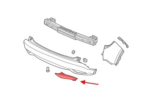 HONDA HR-V II RU 2015-2021 LAMPA PRZECIWMGIELNA TYLNA PRAWA 34500T7JH01
