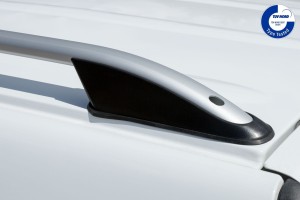OPEL COMBO D 2011-2018 (wersja krótka) RELINGI DACHOWE ALUMINIOWE SREBRNE