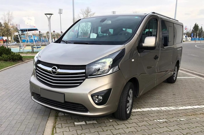 OPEL VIVARO 2014+ RELINGI ALUMINIOWE (wersja długa)