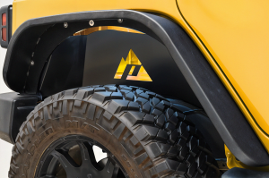 JEEP WRANGLER JK JKU 2007-2018 TYLNE WEWNĘTRZNE NADKOLA ALUMINIOWE