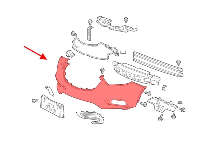 OPEL MOKKA X J13 2016-2020 PO FACELIFTINGU ZDERZAK PRZEDNI GÓRNY 42645803