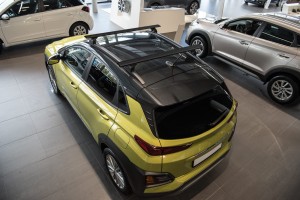 OPEL ASTRA J 2009-2015 BELKI POPRZECZNE DO RELINGÓW PRZYLEGAJĄCYCH 130 CM