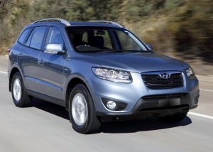 HYUNDAI SANTA FE 2010-2012 WYPRZEDAŻ OSŁONA HALOGENU PRZÓD+ TYŁ