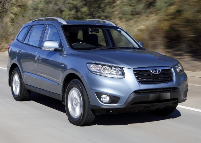 HYUNDAI SANTA FE 2010-2012 WYPRZEDAŻ OSŁONA HALOGENU PRZÓD+ TYŁ