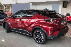 TOYOTA C-HR 2016+ STOPNIE BOCZNE PROGI SAMOCHODOWE