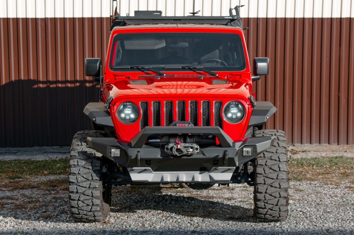 JEEP WRANGLER JL 2018+ LAMPY PRZEDNIE LED 7" 70W