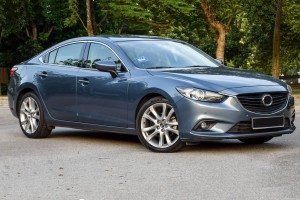 MAZDA 6 III GJ 2012-2014 PRZED LIFTINGIEM ZDERZAK PRZEDNI POD PDC GHP950031CBB