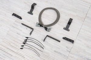 JEEP WRANGLER JL 2018+ PRZEDŁUŻONE PRZEDNIE + TYLNE PRZEWODY HAMULCOWE LIFT 2"- 4"