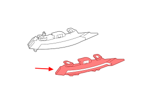 MERCEDES S-CLASS W221 2009-2013 PO FACELIFTINGU CHROMOWANA LISTWA KRATKI ZDERZAKA PRAWA A2218852823