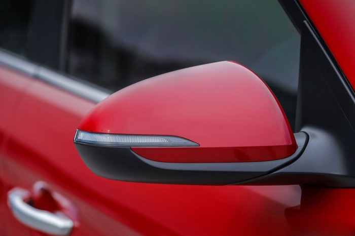 HYUNDAI ELANTRA VI AD 2018-2020 PO FACELIFTINGU LUSTERKO ELEKTRYCZNE Z KIERUNKOWSKAZEM PODGRZEWANE PRAWE 6 PIN 87620F2550