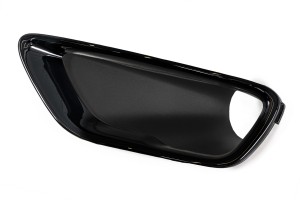 JEEP GRAND CHEROKEE IV WK2 2017-2021 PO FACELIFTINGU RAMKA HALOGENU KRATKA ZDERZAKA CZARNA LEWA 5YL31TZZAA