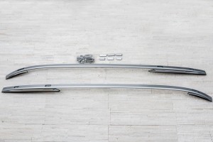 LAND ROVER DISCOVERY SPORT L550 2014-2019 PRZED FACELIFTINGIEM RELINGI DACHOWE SREBRNE ALUMINIUM VPLCR0137