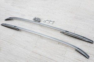 LAND ROVER DISCOVERY SPORT L550 2014-2019 PRZED FACELIFTINGIEM RELINGI DACHOWE SREBRNE ALUMINIUM VPLCR0137