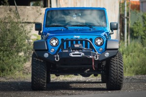 JEEP WRANGLER JK 2007-2018 LAMPY LEDOWE PRZEDNIE 7" MODEL CALIFORNIA 80W 6000 LUMENÓW