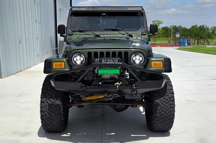 JEEP WRANGLER TJ 1997-2007 LAMPY LEDOWE PRZEDNIE 7'' MODEL CALIFORNIA 80W 6000 LUMENÓW