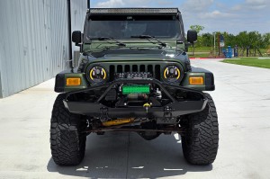 JEEP WRANGLER TJ 1997-2007 LAMPY LEDOWE PRZEDNIE 7'' MODEL CALIFORNIA 80W 6000 LUMENÓW
