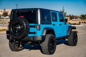 JEEP WRANGLER JK 2007-2018 LAMPY TYLNE LED MODEL KNIGHT 60W 3000 LUMENÓW
