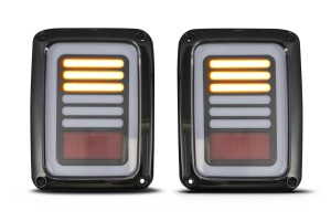 JEEP WRANGLER JK 2007-2018 LAMPY TYLNE LED MODEL KNIGHT 60W 3000 LUMENÓW