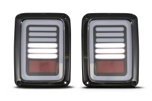 JEEP WRANGLER JK 2007-2018 LAMPY TYLNE LED MODEL KNIGHT 60W 3000 LUMENÓW