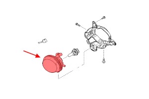 MAZDA 3 2013-2016 PRZED LIFTINGIEM HALOGEN PRZEDNI LEWY TK21-51-690A