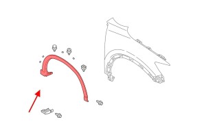 MAZDA CX-5 I KE 2012-2017 LISTWA PRZEDNIEGO BŁOTNIKA PRAWA KD5351W21
