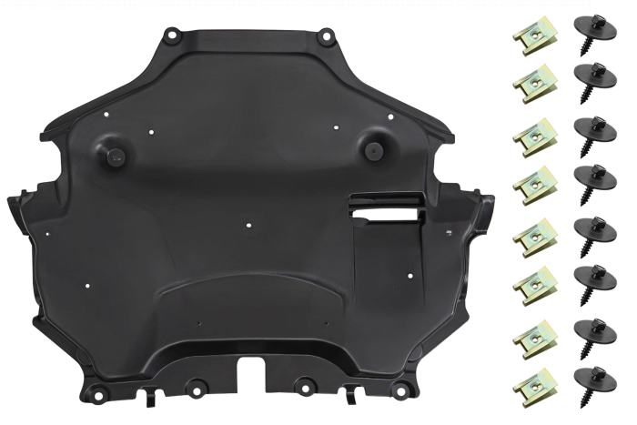 MERCEDES E-CLASS W212 2009-2016 OSŁONA PODWOZIA PŁYTA POD SILNIK Z KOMPLETEM ŚRUB A2125202523