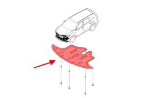 KIA SORENTO III UM 2015-2020 PŁYTA OSŁONA POD SILNIK 29110C5500