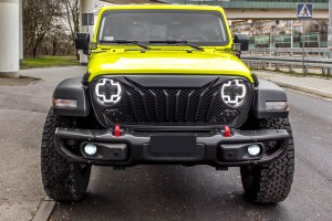 JEEP WRANGLER JL SPORT 2018+ ŚWIATŁA PRZECIWMGIELNE + DRL LED 4" 40W 2880 LUMENÓW