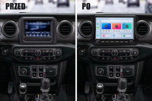 JEEP GLADIATOR JT 2018-2023 PRZED FACELIFTINGIEM NAWIGACJA 10,2" ANDROID 13 1280x720 6GB RAM / 64GB ROM