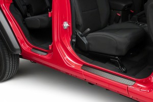 JEEP WRANGLER JL 2018+ 4 DRZWI WEWNĘTRZNE LISTWY PROGOWE