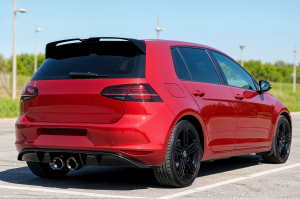 VOLKSWAGEN GOLF 7 VII 5G 2012-2020 SPOILER TYLNY CZARNY LAKIEROWANY PIANO BLACK