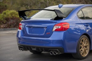SUBARU IMPREZA WRX 2012-2018 SPOILER TYLNY WZÓR STI CZARNY LAKIEROWANY PIANO BLACK