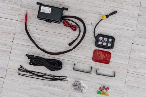 TOYOTA HILUX ZESPÓŁ PRZEŁĄCZNIKÓW OFFROAD LED PANEL 6 PRZEWODÓW