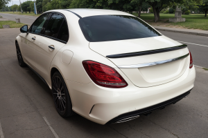 MERCEDES C-CLASS W205 2014-2021 SPOILER TYLNY CZARNY LAKIEROWANY PIANO BLACK