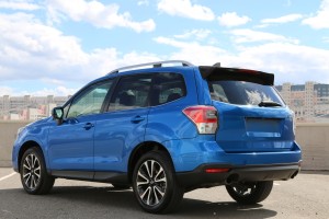 SUBARU FORESTER IV SJ 2012-2018 SPOILER TYLNY CZARNY LAKIEROWANY PIANO BLACK