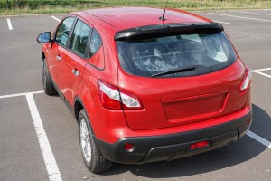 NISSAN QASHQAI I J10 2007-2014 SPOILER TYLNY CZARNY LAKIEROWANY PIANO BLACK