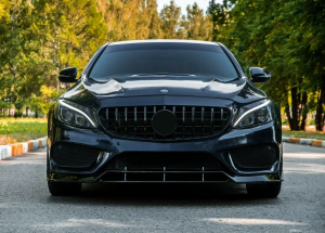 MERCEDES C-CLASS W205 2014-2018 GRILL GT PANAMERICANA CZARNY