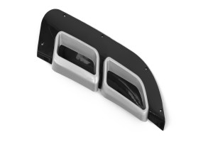 HYUNDAI TUCSON III TL 2015-2018 ATRAPA IMITACJA DODATKOWEGO WYDECHU ZAŚLEPKA ZDERZAKA DO DOKŁADKI 029239