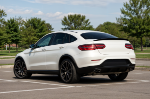 MERCEDES GLC COUPE I C253 2016-2023 SPOILER TYLNY CZARNY LAKIEROWANY PIANO BLACK