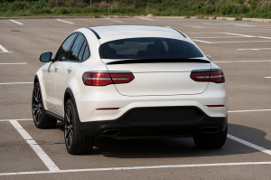 MERCEDES GLC COUPE I C253 2016-2023 SPOILER TYLNY CZARNY LAKIEROWANY PIANO BLACK