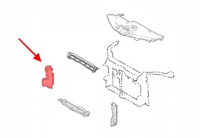 TOYOTA COROLLA XII E21 2019+ KIEROWNICA POWIETRZA PRAWA 165930T150