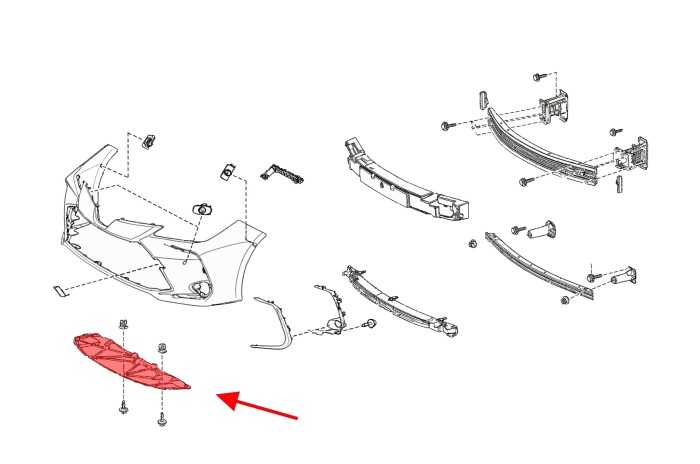 TOYOTA COROLLA XII E21 2019+ DOLNA OSŁONA PRZEDNIEGO ZDERZAKA 5145102170