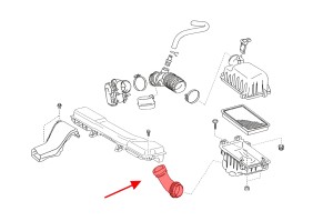 TOYOTA COROLLA CROSS XG10 2020+ RURA DOLOT POWIETRZA 17752F3030