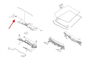 TOYOTA COROLLA XII E21 2019+ HATCHBACK ZAKOŃCZENIE PODSZYBIA PRAWE 5575312150